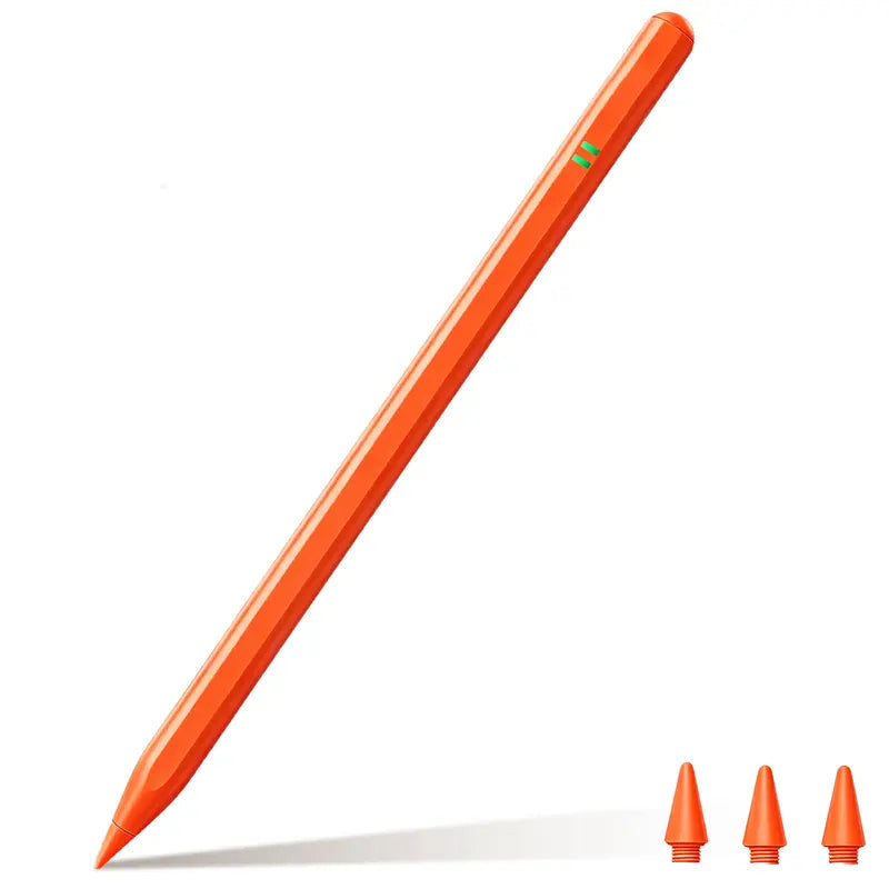 Dotflow Capacitive Stylus Pen for Tablets - Touch Pen with Fast Charging, Palm Rejection, Tilt Sensitivity, Button Control, Aluminum Body, Replacement Tips, 9-Hour Battery Life for Drawing, Art