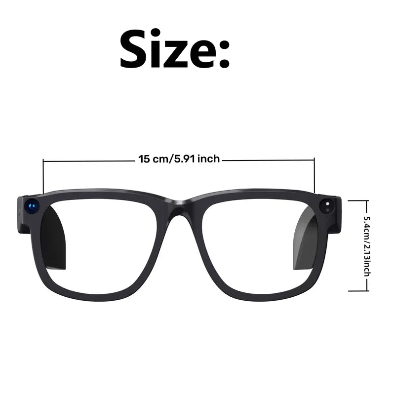 UYD-AI Glasses,Smart Vision,Driving, Travel - Multiple Languages AI Translation with Chat GPT, HD Voice