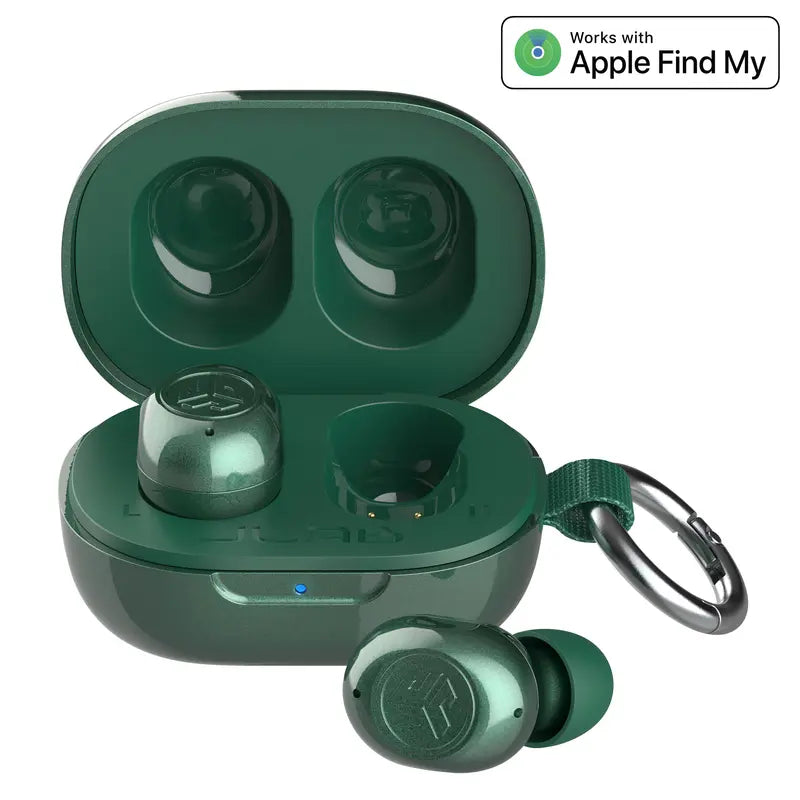 JLab JBuds Mini ANC True Wireless Earbuds with Active Noise Cancelling, Spatial Audio, Bluetooth 6, IP55 Water Resistance, and Find My Integration for iOS and Android