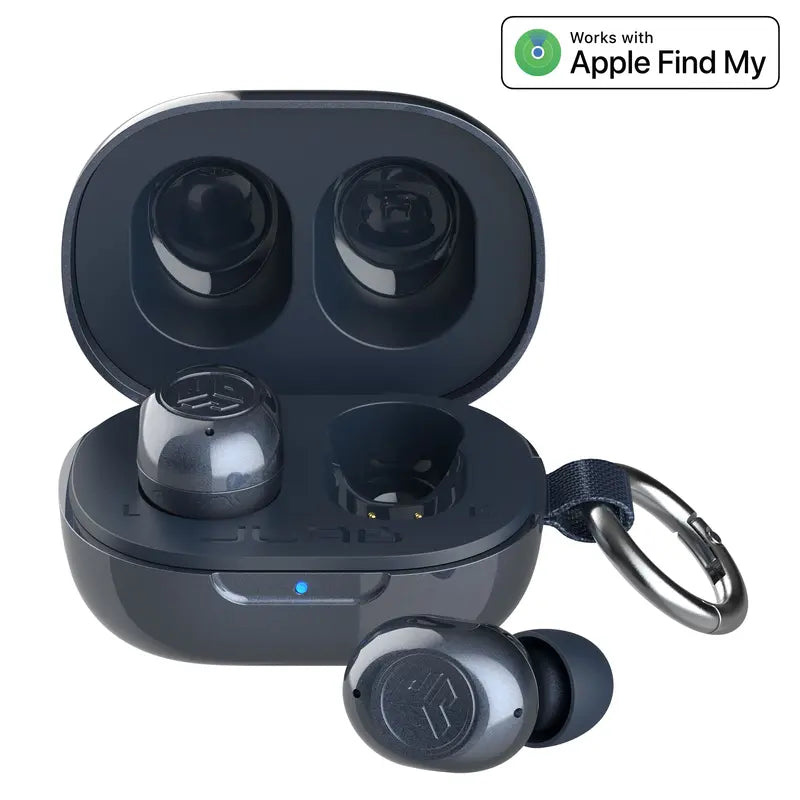 JLab JBuds Mini ANC True Wireless Earbuds with Active Noise Cancelling, Spatial Audio, Bluetooth 6, IP55 Water Resistance, and Find My Integration for iOS and Android