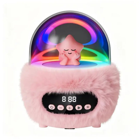 BEBANG Mini Karaoke Machine for 3+ Years Old Girls, Battery-Powered Kids Toy with 2 Wireless Microphones, Portable Bluetooth Speaker, Multifunction Play, Cool Gifts for Kids Christmas/Birthday
