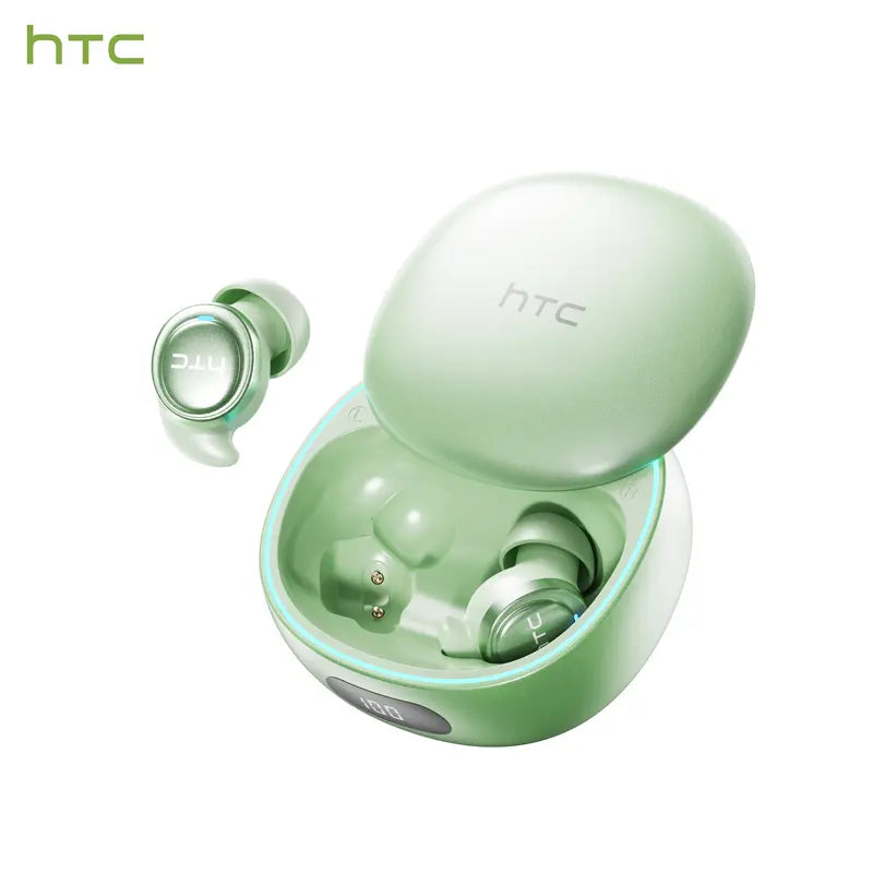 HTC NE96 Mini Invisible Translation Earbuds - Metal-Plastic Bluetooth 6.0 300Mah Rechargeable In-Ear Wireless Headphones, Life Waterproof Earbuds with Noise Isolation Mic, Remote Control, Electronic Cool Gadgets for Sports, Gifts for Adults,Techvibes