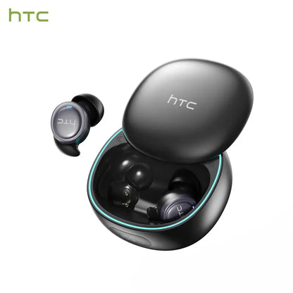 HTC NE96 Mini Invisible Translation Earbuds - Metal-Plastic Bluetooth 6.0 300Mah Rechargeable In-Ear Wireless Headphones, Life Waterproof Earbuds with Noise Isolation Mic, Remote Control, Electronic Cool Gadgets for Sports, Gifts for Adults,Techvibes