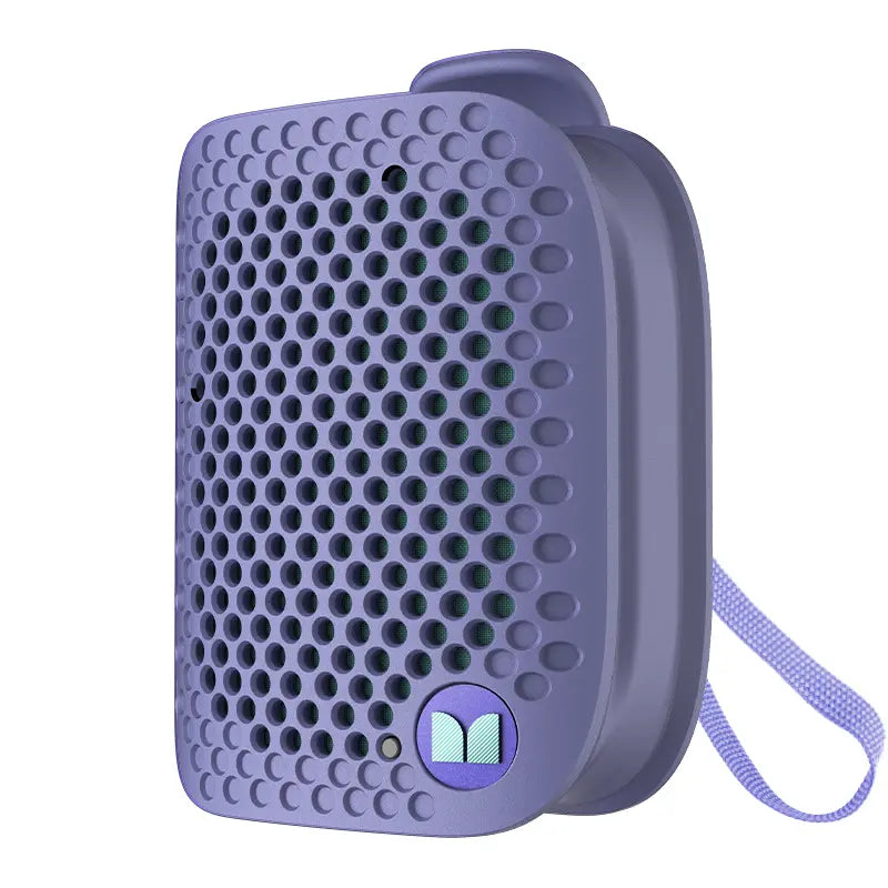 MONSTER M3 Mini Bluetooth Speaker - Compact Magnetic Clip-On Wearable, TWS Stereo Sound, Enhanced Cleaning, IPX7 Rechargeable Magnetic Waterproof, 80G Lightweight Portable No-Cable for Outdoor Activities, Tiktokshopbacktoschool, Bluetooth Speakers, Magnet