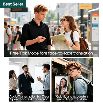 UYD-AI Glasses,Smart Vision,Driving, Travel - Multiple Languages AI Translation with Chat GPT, HD Voice