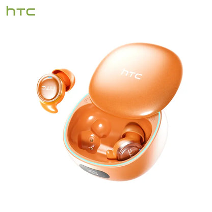 HTC NE96 Mini Invisible Translation Earbuds - Metal-Plastic Bluetooth 6.0 300Mah Rechargeable In-Ear Wireless Headphones, Life Waterproof Earbuds with Noise Isolation Mic, Remote Control, Electronic Cool Gadgets for Sports, Gifts for Adults,Techvibes