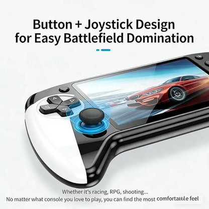X9 Rechargeable Handheld Game Console with 10 Built-In Emulator Games - Portable Wireless Gaming for Home and Travel