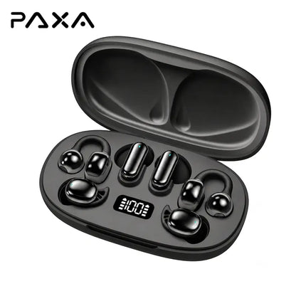 PAXA JC680 3-In-1 Chargeable Bluetooth 6.0 Wireless Earbuds - In-Ear Headphones, Clip-On & Sleep Designs, Smart LED Case, HD Stereo Sound, Comfortable Fit for Sports, Noise Isolation, Android & Ios Compatible, Sports Wireless Earbuds,Techvibes