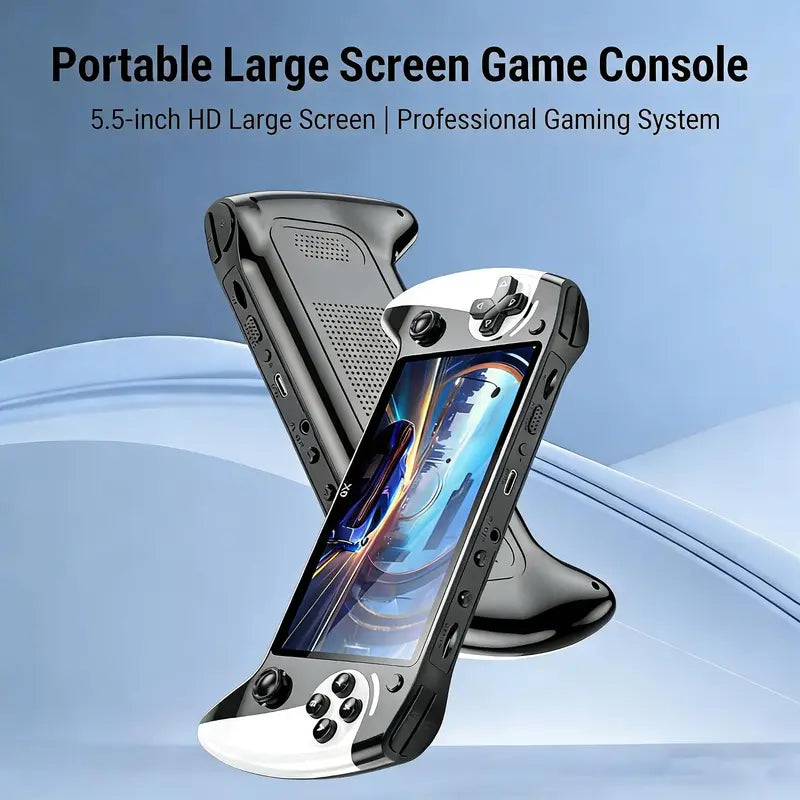 X9 Rechargeable Handheld Game Console with 10 Built-In Emulator Games - Portable Wireless Gaming for Home and Travel