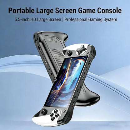 X9 Rechargeable Handheld Game Console with 10 Built-In Emulator Games - Portable Wireless Gaming for Home and Travel