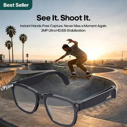 UYD-AI Glasses,Smart Vision,Driving, Travel - Multiple Languages AI Translation with Chat GPT, HD Voice