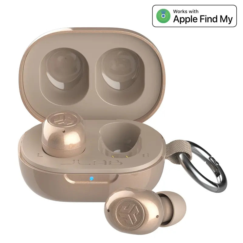 JLab JBuds Mini ANC True Wireless Earbuds with Active Noise Cancelling, Spatial Audio, Bluetooth 6, IP55 Water Resistance, and Find My Integration for iOS and Android
