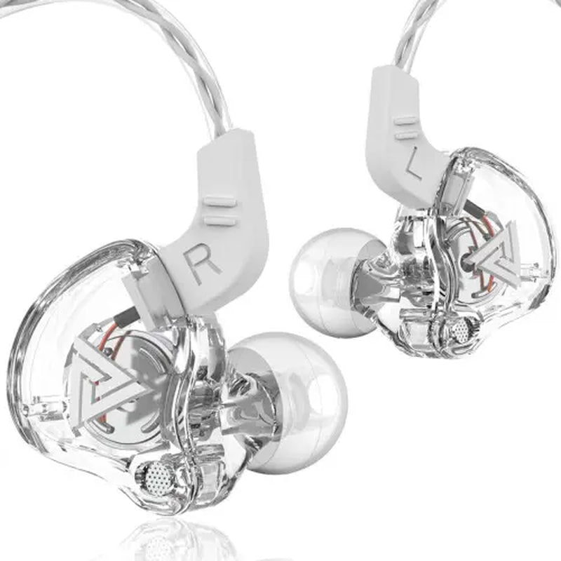AK6 Wired Gaming Earbuds - Hi-Fi In-Ear Headset with Active Noise Reduction, Microphone, Heavy Bass Stereo Audio, 3.5mm Jack for Gaming, Music, PC, and Mobile Devices