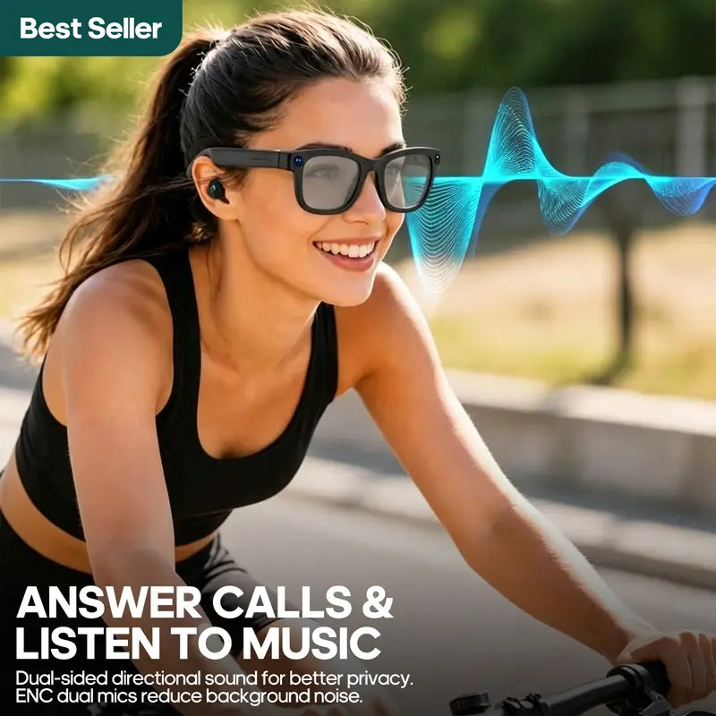 UYD-AI Glasses,Smart Vision,Driving, Travel - Multiple Languages AI Translation with Chat GPT, HD Voice