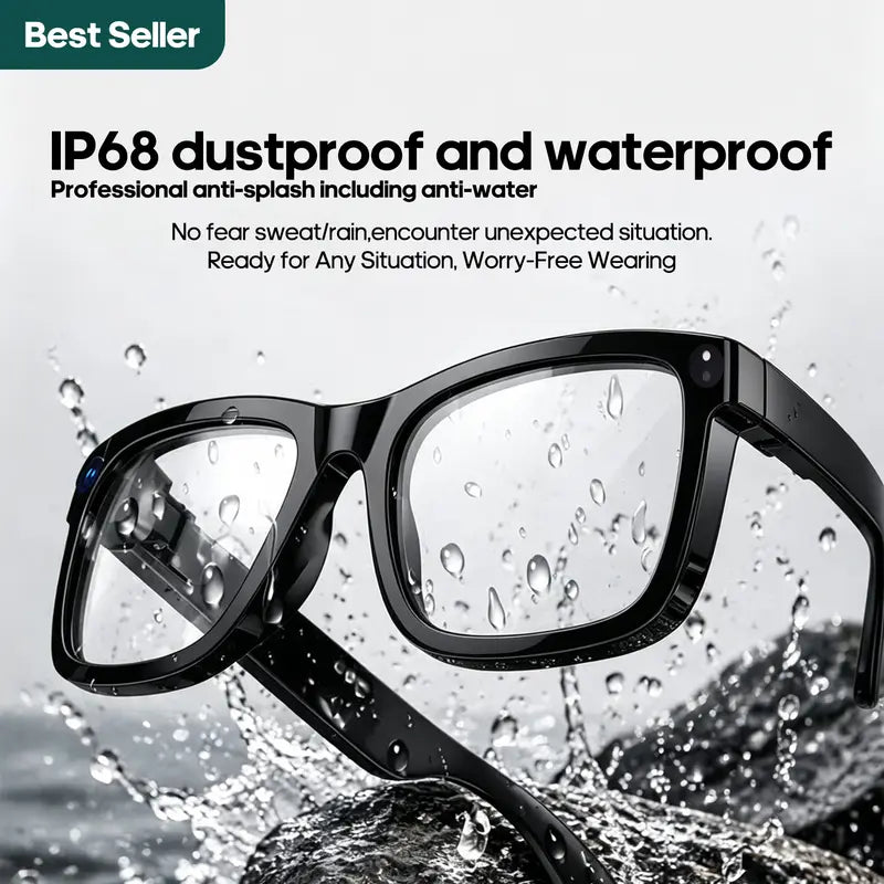 UYD-AI Glasses,Smart Vision,Driving, Travel - Multiple Languages AI Translation with Chat GPT, HD Voice