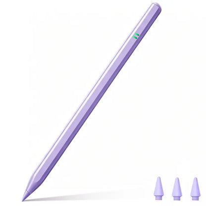Dotflow Capacitive Stylus Pen for Tablets - Touch Pen with Fast Charging, Palm Rejection, Tilt Sensitivity, Button Control, Aluminum Body, Replacement Tips, 9-Hour Battery Life for Drawing, Art