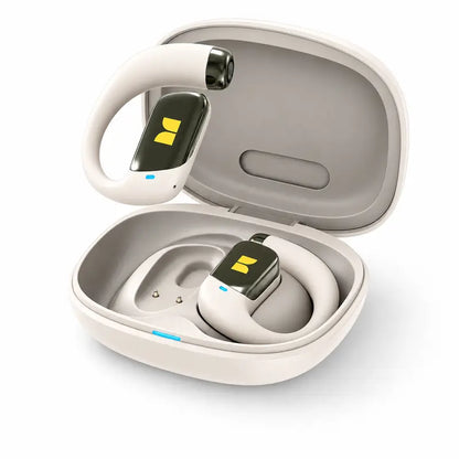 Monster Open Ear Wireless Audio Earbuds - Bluetooth 6.0 Headset with Ear Hooks, Detachable Neckband, 100H Playtime, ENC Calls, Low Latency, Noise Reduction, Secure Comfortable Fit for Running, Gym, Daily Use - Stable Connection - Tiktokshopbacktoschool